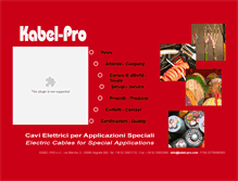 Tablet Screenshot of kabel-pro.com